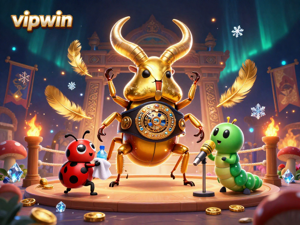 Experience the excitement of vipwin with vibrant casino-themed 3D characters in action!