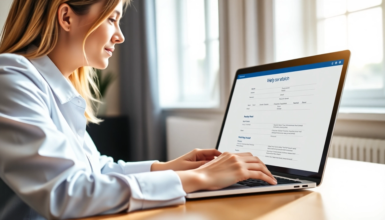 Complete your uk eta online application with ease at a modern workspace.