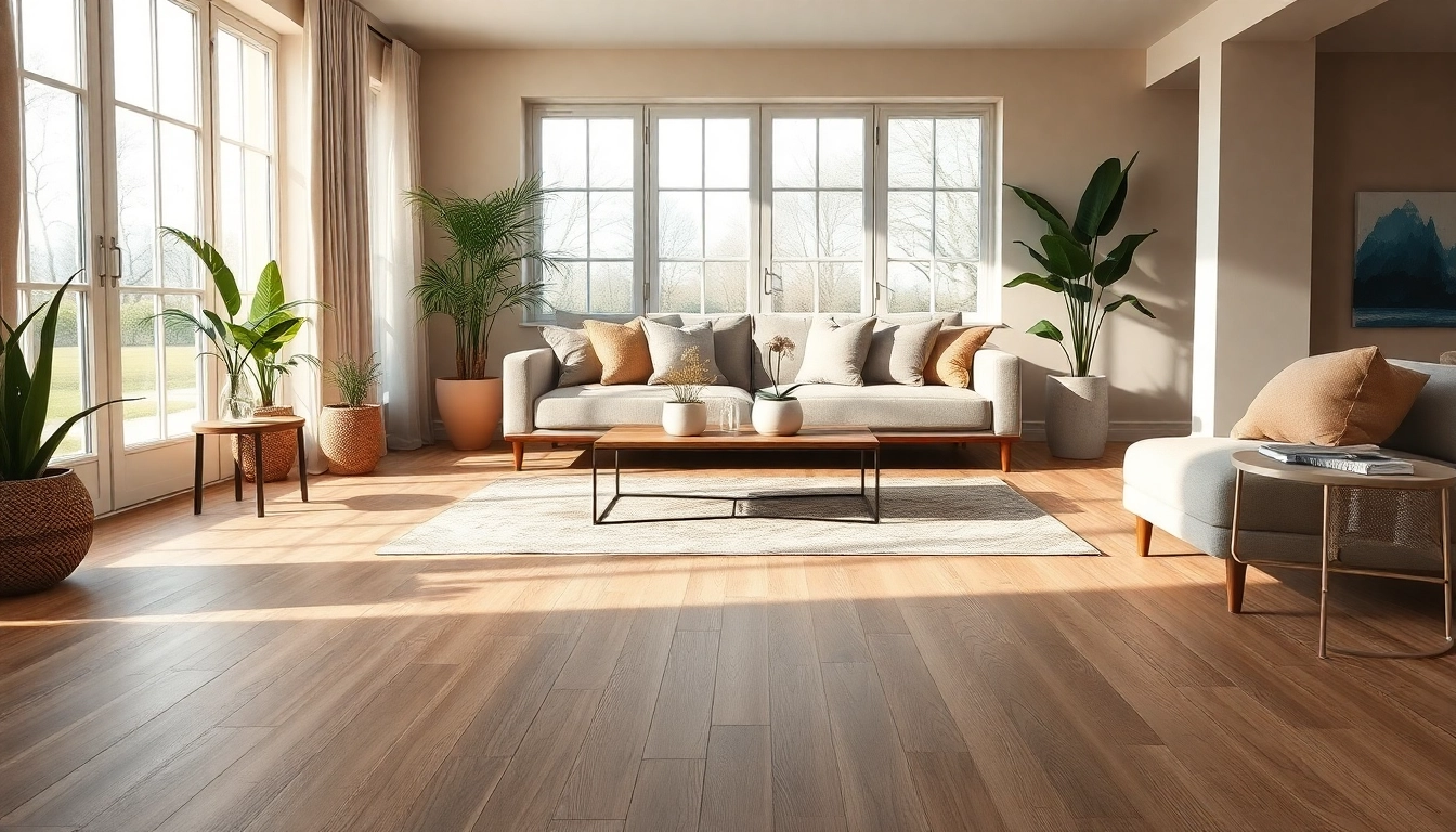 Elevate your interior with beautiful waterproof vinyl flooring, providing a chic and durable design solution.