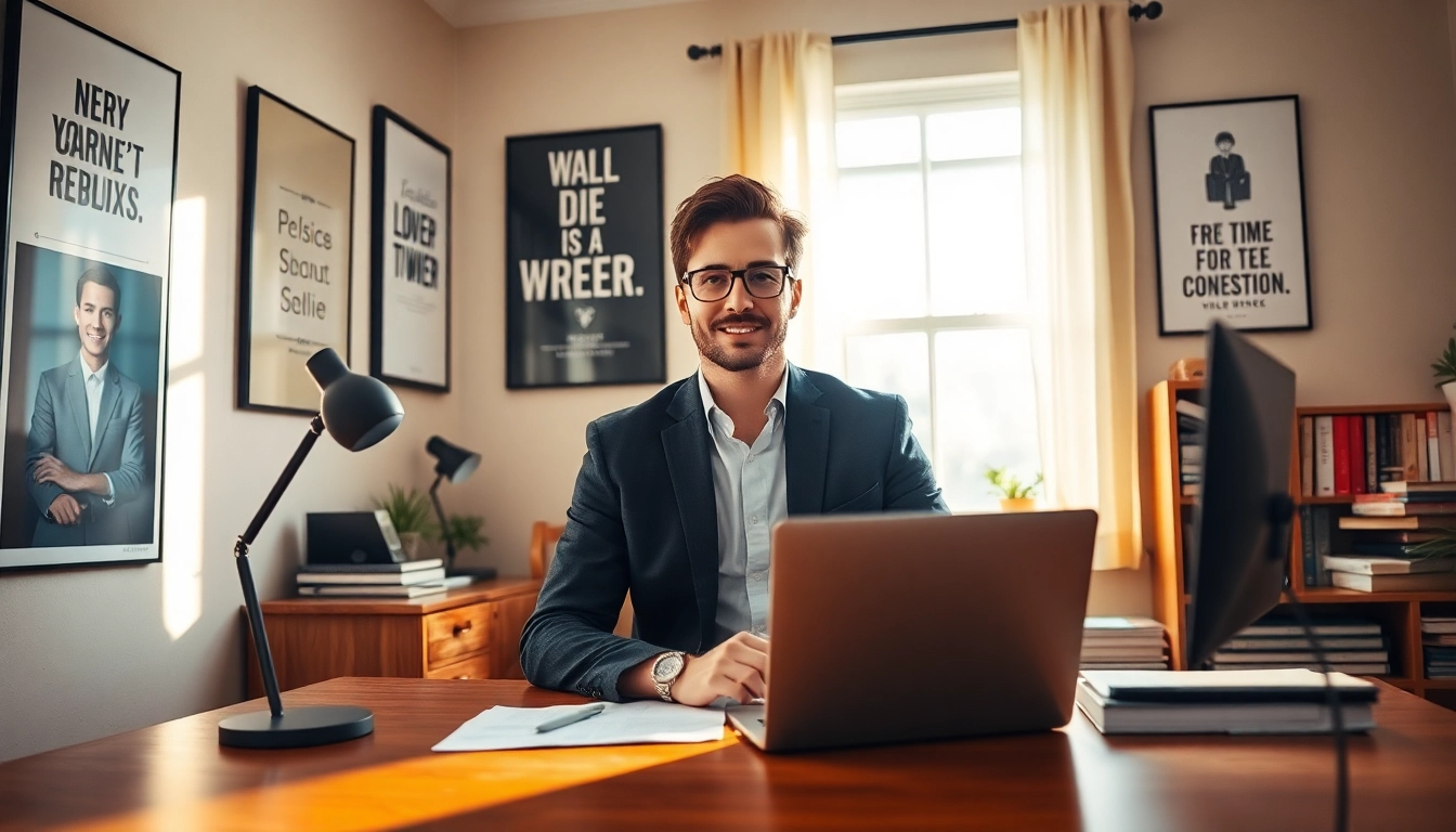 Visual of a professional setting highlighting the Ideal career journey with a warm and inviting atmosphere.